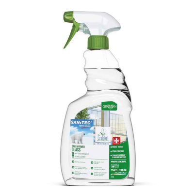 Green Power Glass spray vetri antialone ecologico Sanitec 750 ml