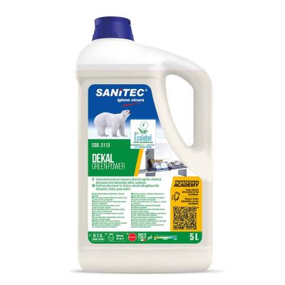 Dekal Green Power detergente alcalino Sanitec per tutte le durezze dell'acqua 5 L