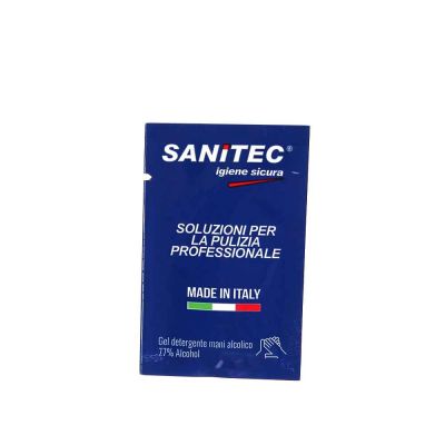 500 bustine Sani Gel igienizzante per mani alcolico Sanitec HACCP 2 ml