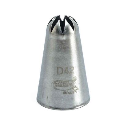 Beccuccio grande drop flower D42 in acciaio inox Ø2,5 x 4,2 cm Graziano