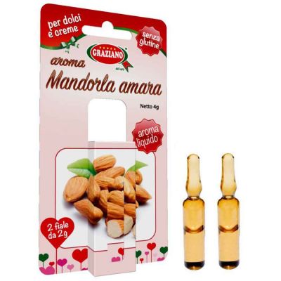 Aroma liquido per dolci gusto Mandorla Amara 4g 2 fialette