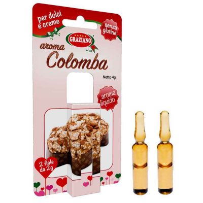 Aroma liquido per dolci gusto Colomba 4g 2 fialette