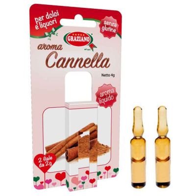 Aroma liquido per dolci gusto Cannella 4g 2 fialette