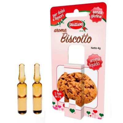 Aroma liquido per dolci gusto Biscotto 4g 2 fialette