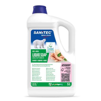 Green Power sapone liquido mani ecologico Sanitec 5 L