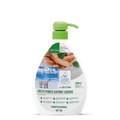 Green Power sapone liquido mani ecologico Sanitec 1 L