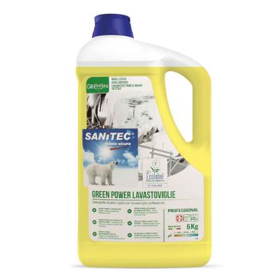 Stovil Green Power detergente ecologico Sanitec tutte le durezze dell'acqua 5 L