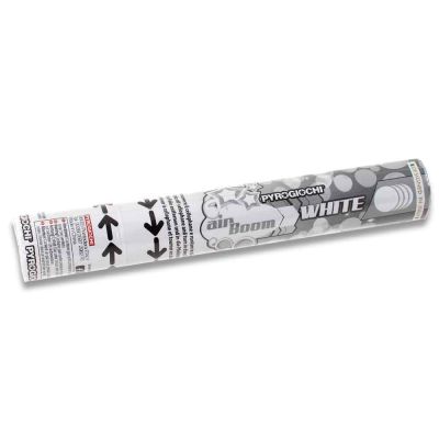 Tubo sparacoriandoli 25cm bianco