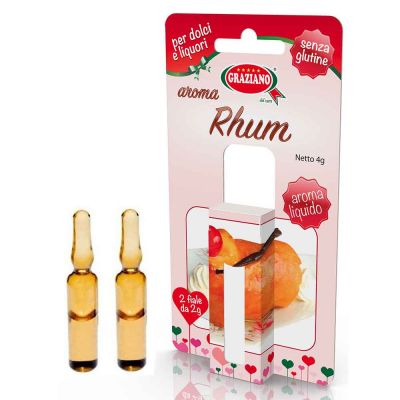 Aroma liquido per dolci gusto Rum 4g 2 fialette