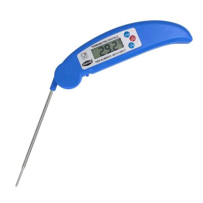 Termometro digitale con sonda per alimenti in acciaio inox 11cm Graziano