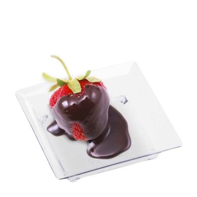 Monoporzione con fragola cioccolatosa