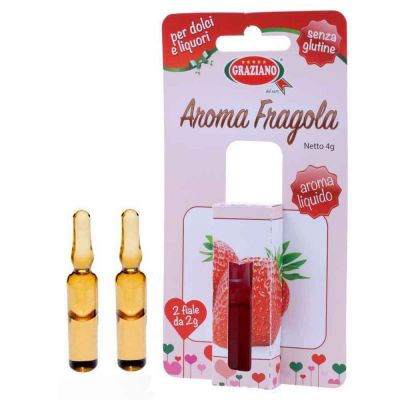 Aroma liquido per dolci gusto Fragola 4g 2 fialette