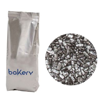 Scaglie di cioccolato Argento per decorazione dolci 1 kg Bakery