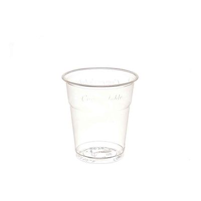Bicchieri compostabili in PLA trasparente Ilip BIO 250 ml