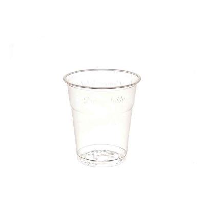 Bicchieri compostabili in PLA trasparente Ilip BIO 250 ml