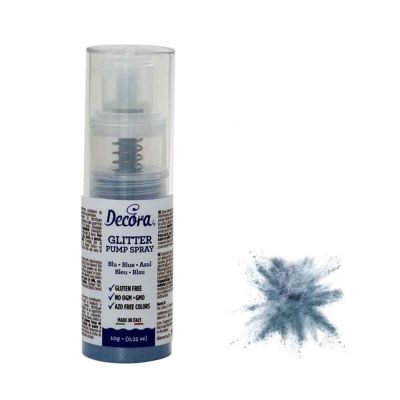 Colorante pump spray glitter blu 6 g