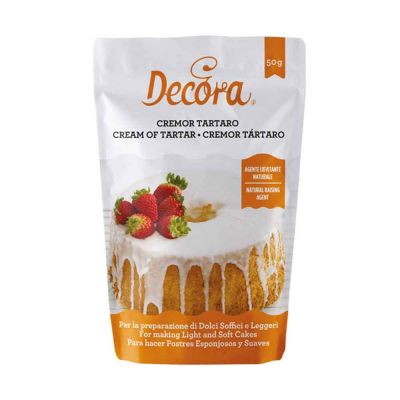 Cremor tartaro agente lievitante naturale 50 g Decora 