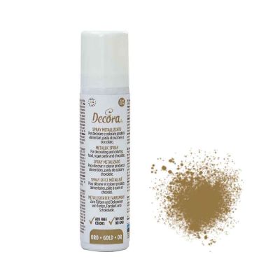 Colorante spray oro metallizzato 75ml Decora