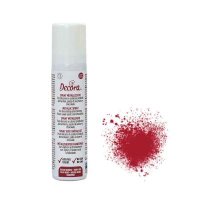 Colorante spray rosso rubino metallizzato 75ml