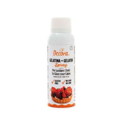 Gelatina spray per lucidare i Dolci 125 ml Decora