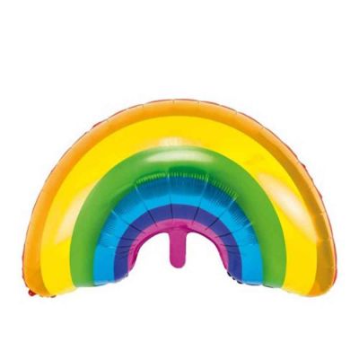 Palloncino Mylar Arcobaleno Supershape 29x18″ 73x45 cm