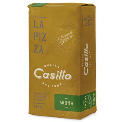 AROMA Farina di grano tenero tipo 1 per pizza W280 Casillo 12,5 kg