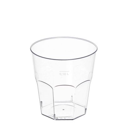Bicchiere da cocktail piccolo monouso in plastica rigida PS 200ml 
