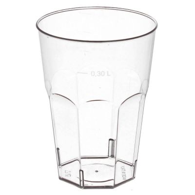 Bicchiere da cocktail grande 330ml in plastica rigida PS 