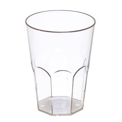 Bicchiere trasparente per cocktail in plastica rigida policarbonato 290cc