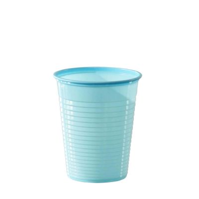 Bicchieri di plastica colorati DOpla Colors 200cc azzurro celeste