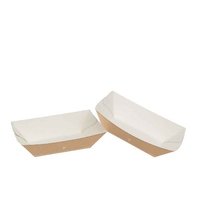 Barchette vaschette street food in carta 10,5 x 7 cm 100 ml