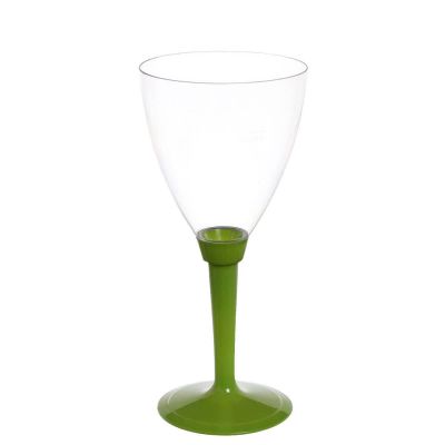 Calici acqua Poloplast gambo lungo verde