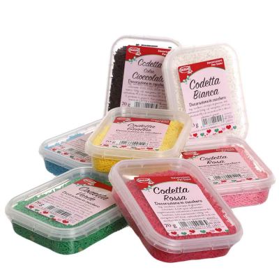 Codette di zucchero colorate per decorazione dolci 70 g