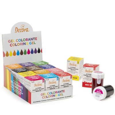 Colorante in gel per alimenti colore intenso 28 g Decora