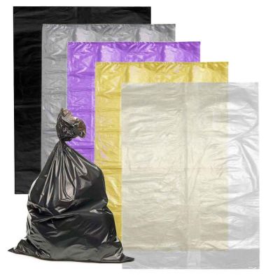 10 Sacchi immondizia resistenti in plastica LDPE 72 x 110 cm