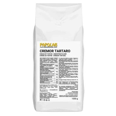 Cremor tartaro agente lievitante naturale 1000 g Papolab