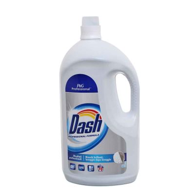 Dash detersivo per lavatrice professionale per bianchi brillanti 3,8 L
