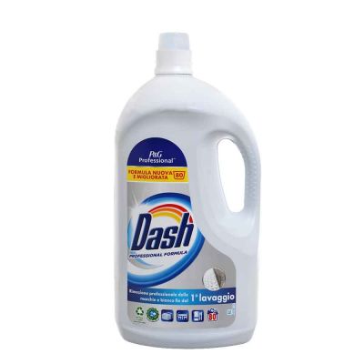Dash detersivo per lavatrice professionale per bianchi brillanti 4 L