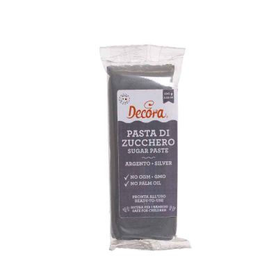 1 Panetto di Pasta di zucchero argento 100 g