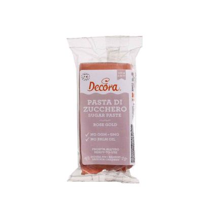 Pasta di zucchero rose gold 100 g