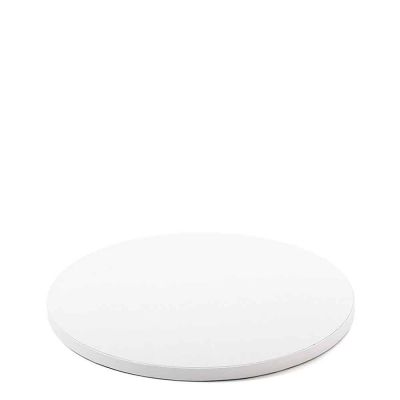 Cakeboard vassoio Sottotorta rotondo rivestito bianco Ø28 h 1,2 cm
