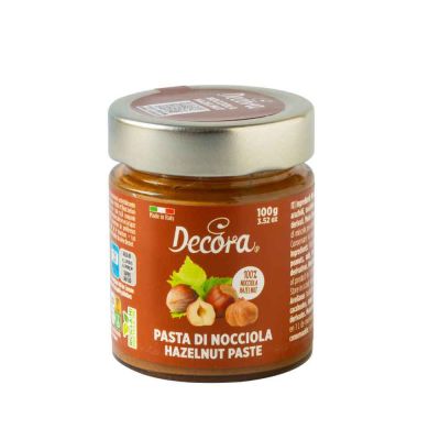Aroma in pasta concentrata per dolci gusto Nocciola 100 g Decora