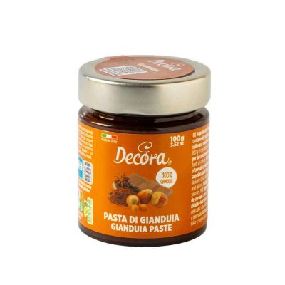 Aroma in pasta concentrata per dolci gusto Gianduia 100 g Decora