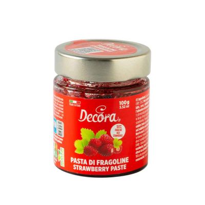 Aroma in pasta concentrata per dolci gusto Fragoline 100 g Decora