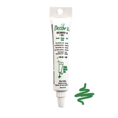 Decorpenna gel verde per scrivere e decorare 20g Decora