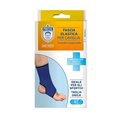 Fascia elastica per caviglia in tessuto traspirante