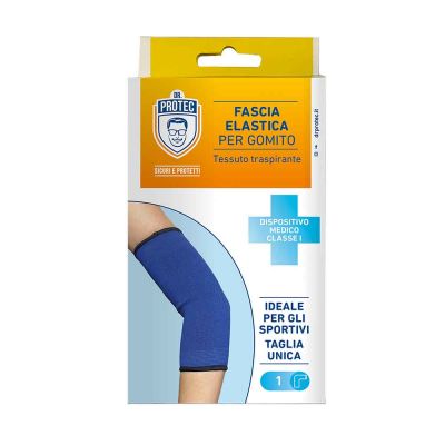 Fascia elastica per gomito in tessuto traspirante