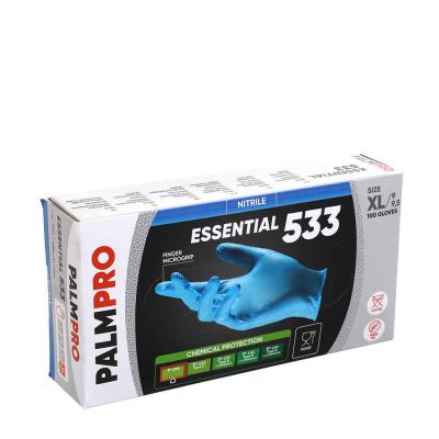 100 Guanti nitrile monouso Icoguanti Essential 533 XL 9-9.5