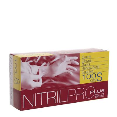 Guanti nitrile Nitril Pro Plus azzurri taglia S