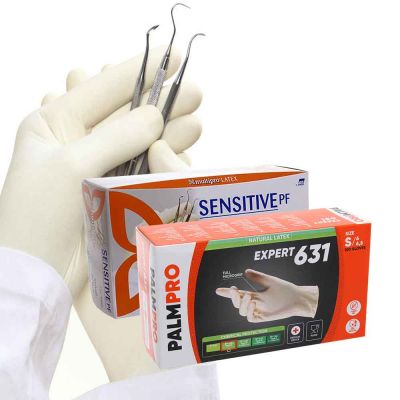 Guanti lattice monouso Icoguanti Multipro Sensitive PF 